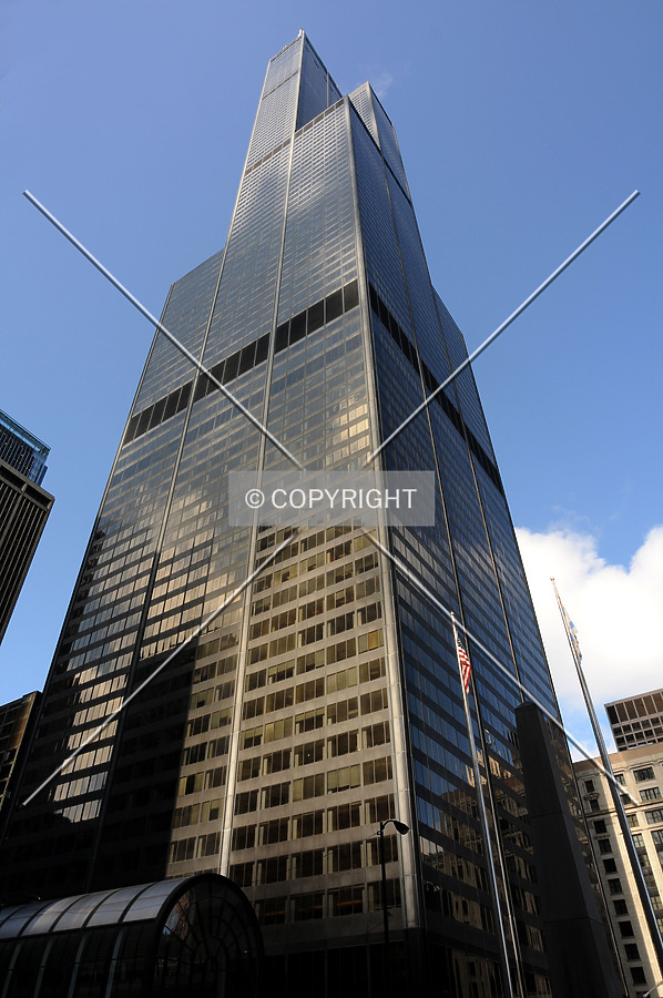 Looking up from the southwest