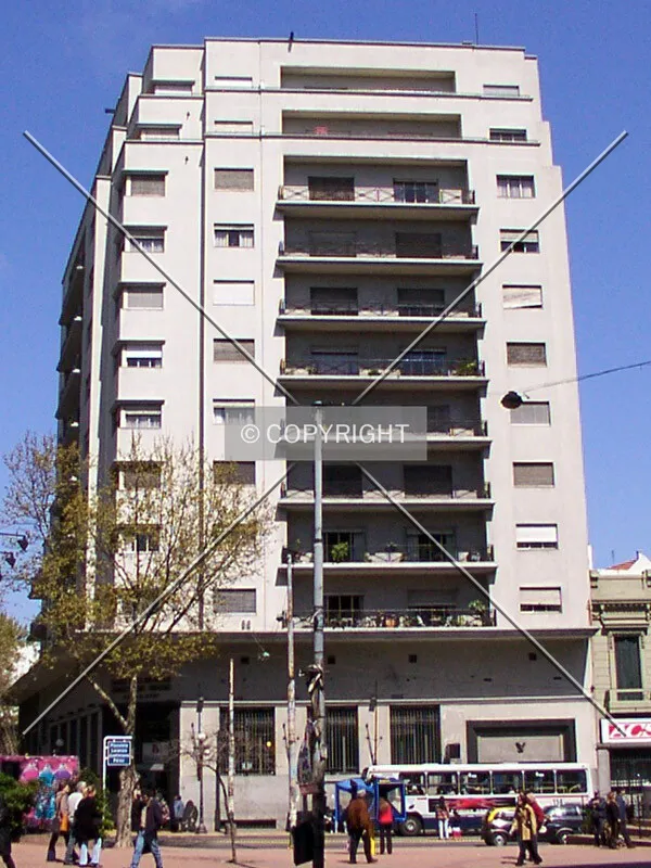 North façade from Plaza del Gaucho