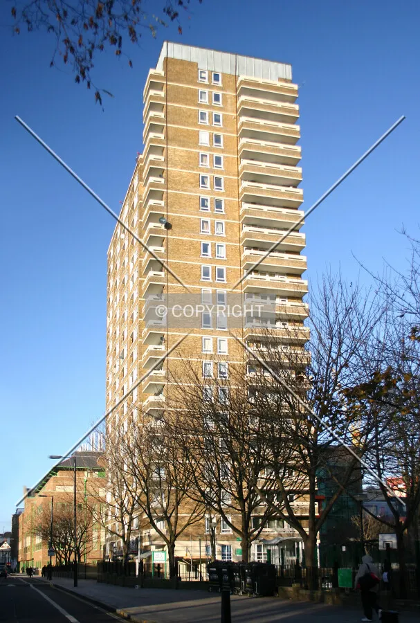 View north from Bath Street
