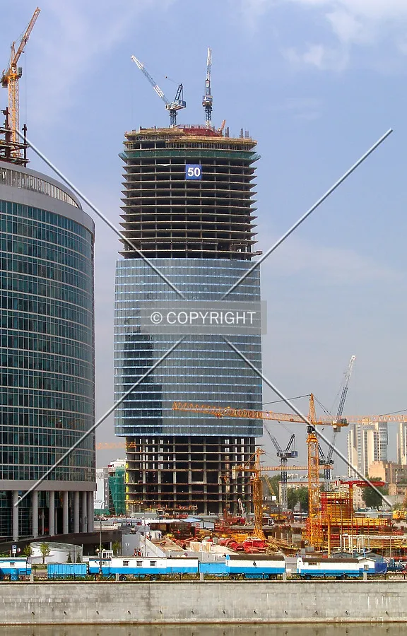Southern view from across Moskva River