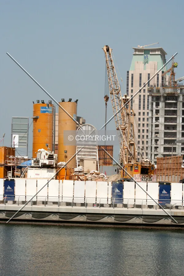 View of the construction equipment