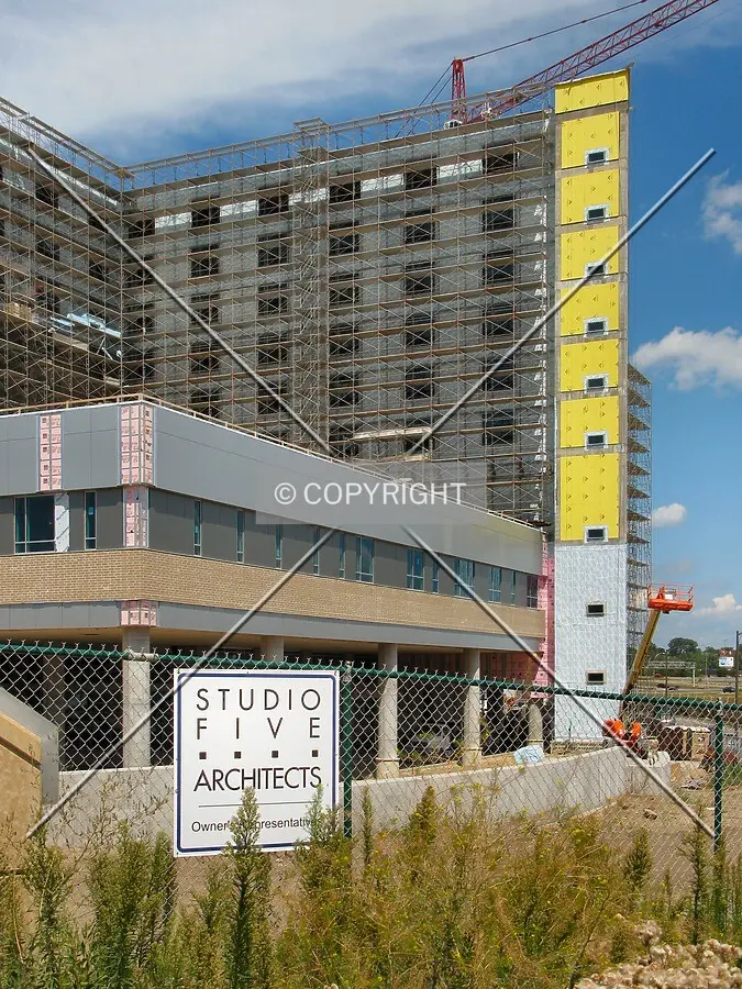 View to the northeast from Jackson Street/East 12th Street
