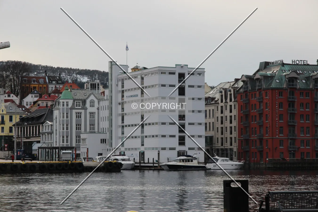 View from across Vågen