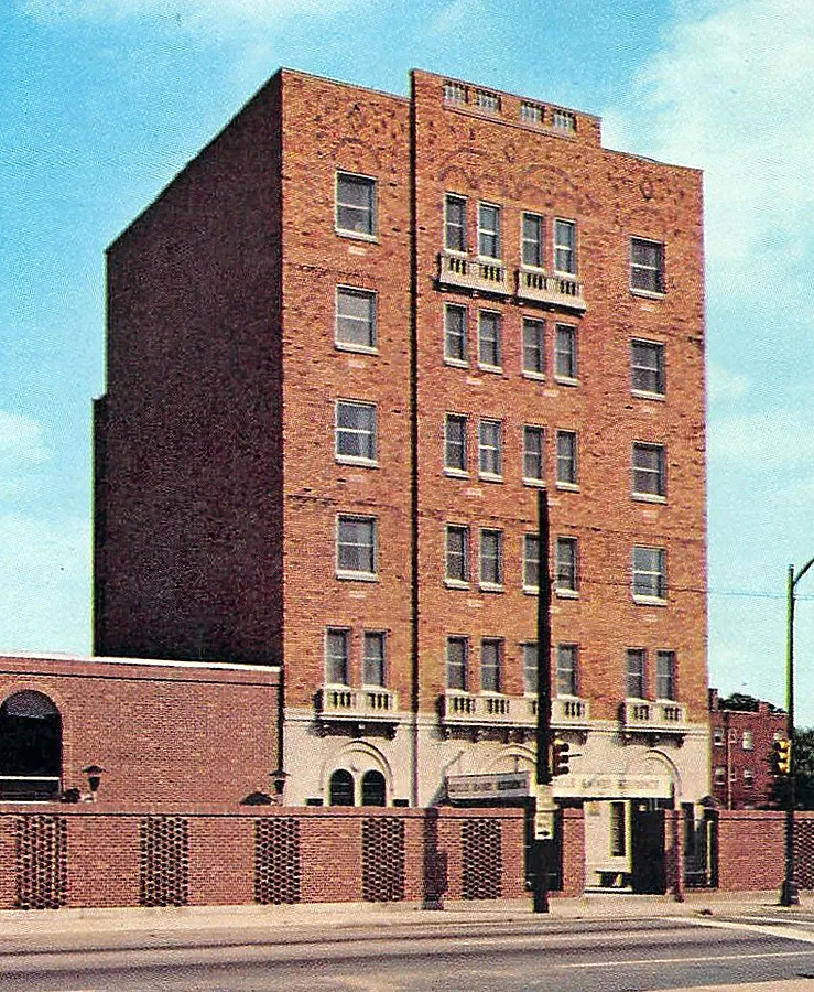 Vintage view from the northwest