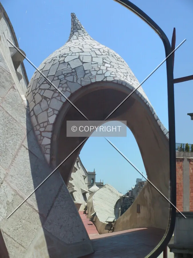 Sculpture on the rooftop