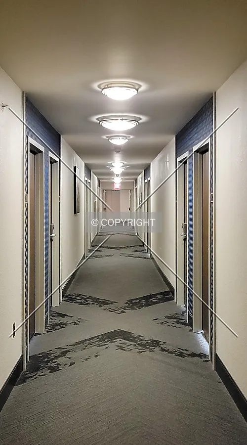 6th floor hallway; June 11, 2021