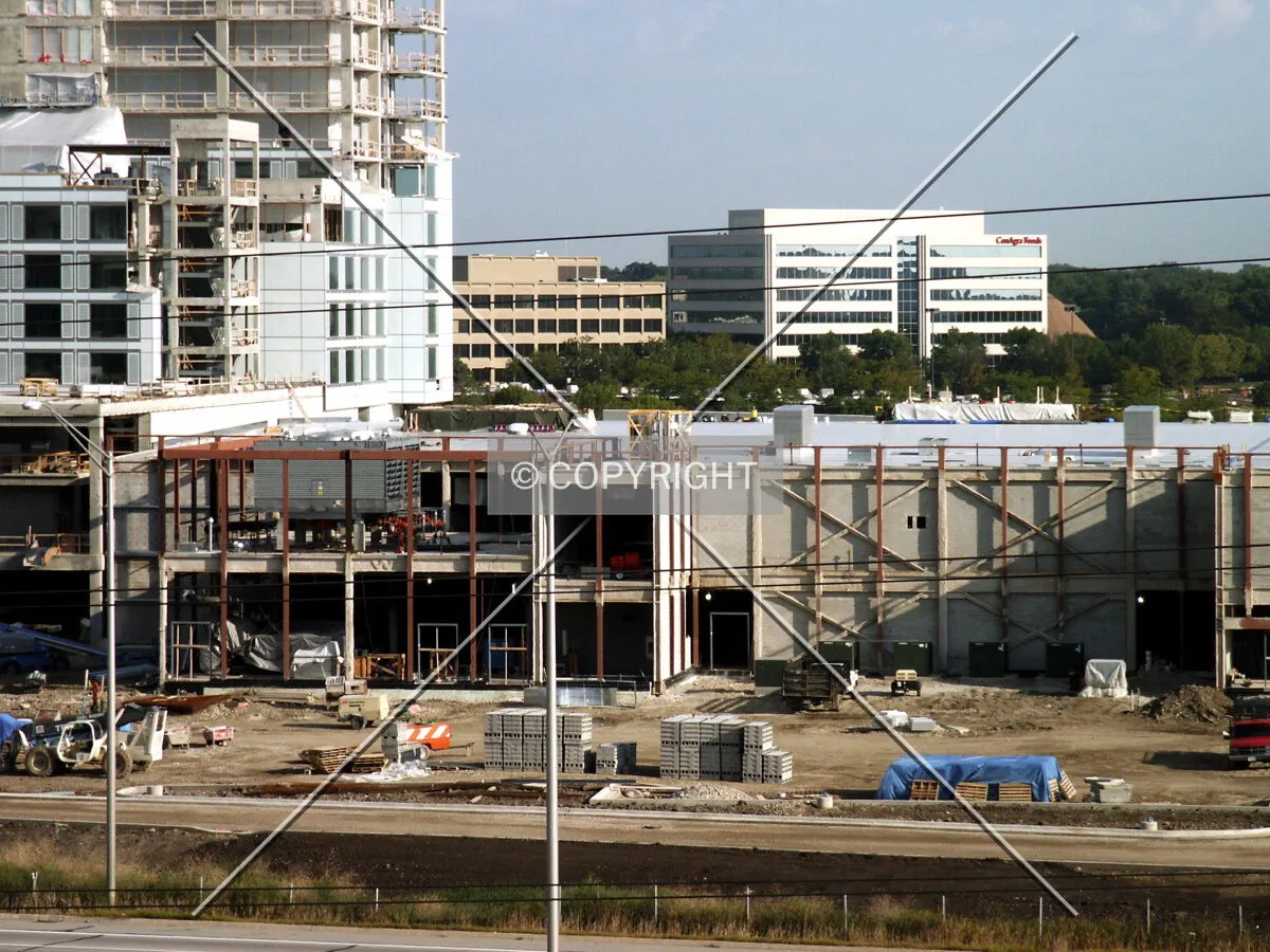 Junction of the hotel and convention center