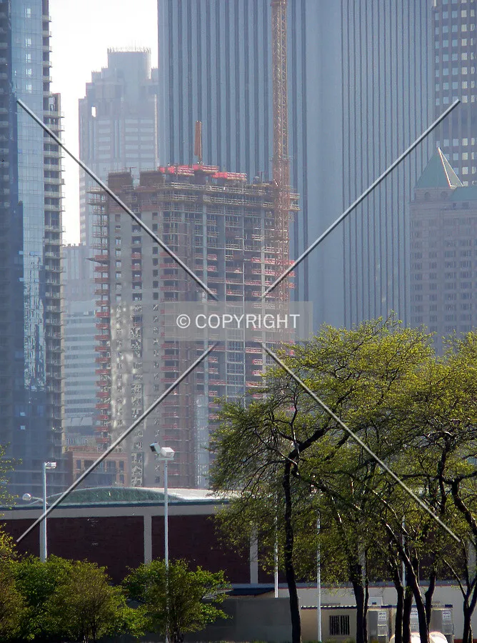 View to the southwest from the Chicago River