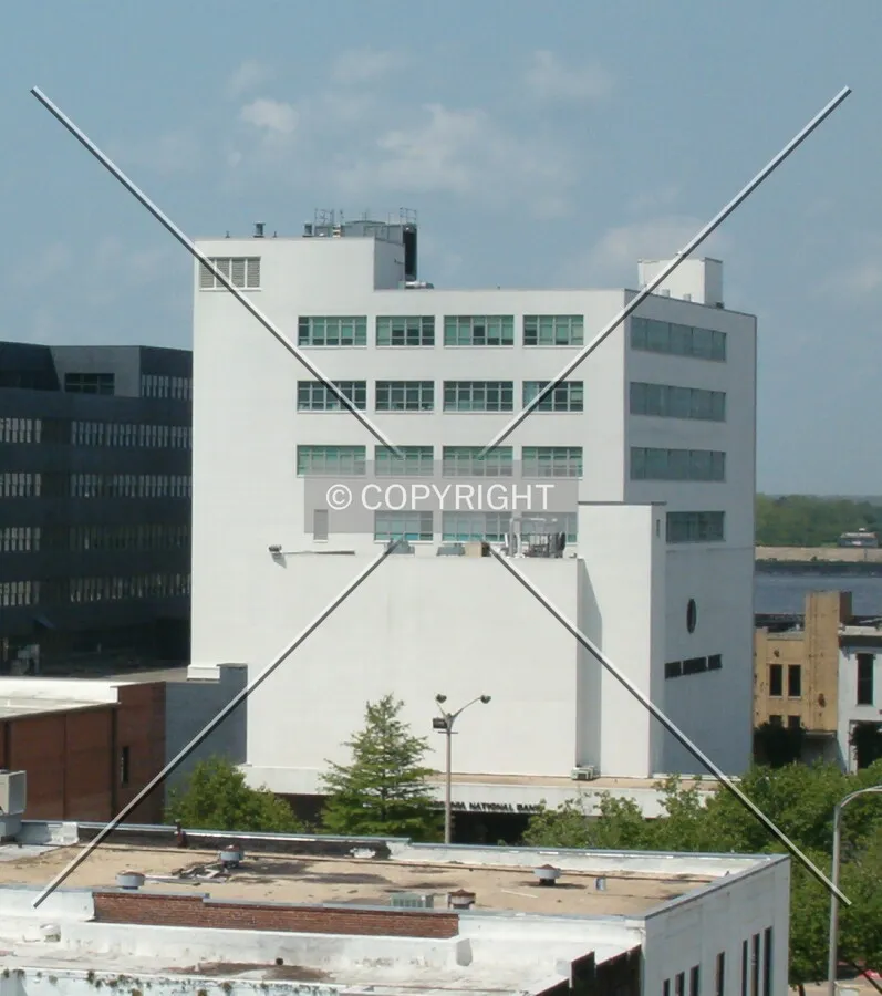 View from a neighboring building looking west