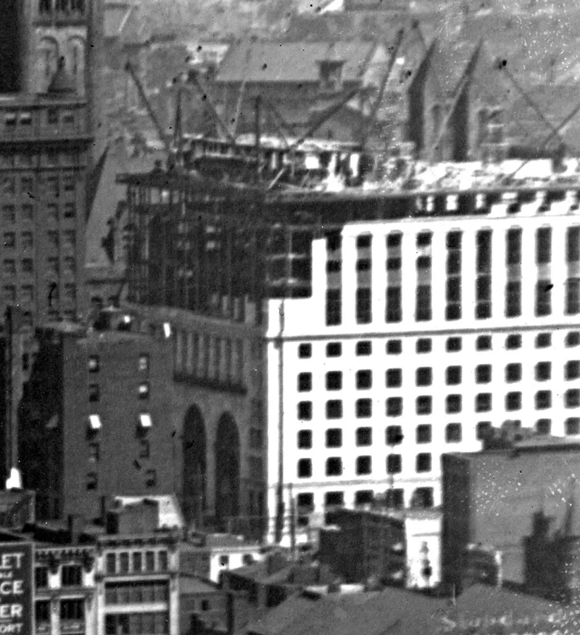 Vintage view from the southwest