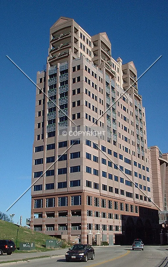 Southwest corner from RiverCenter Boulevard