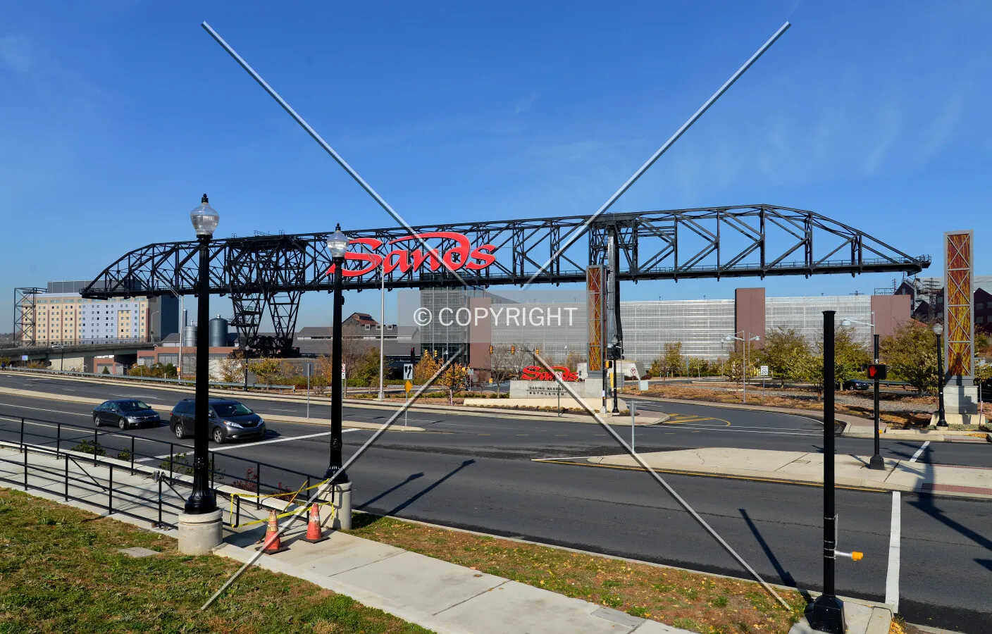 View from the southeast across Daly Avenue