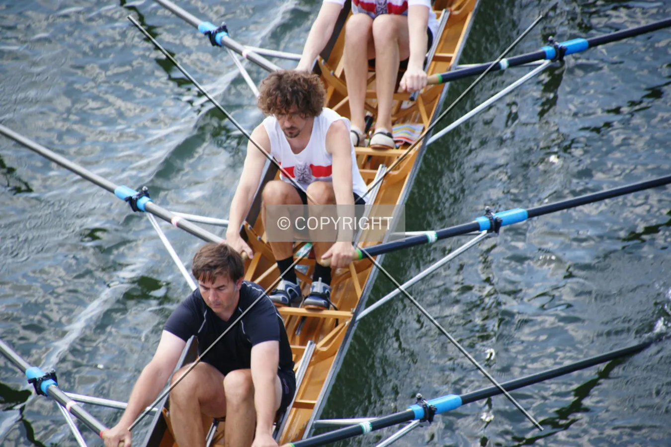 Oarsmen on the water