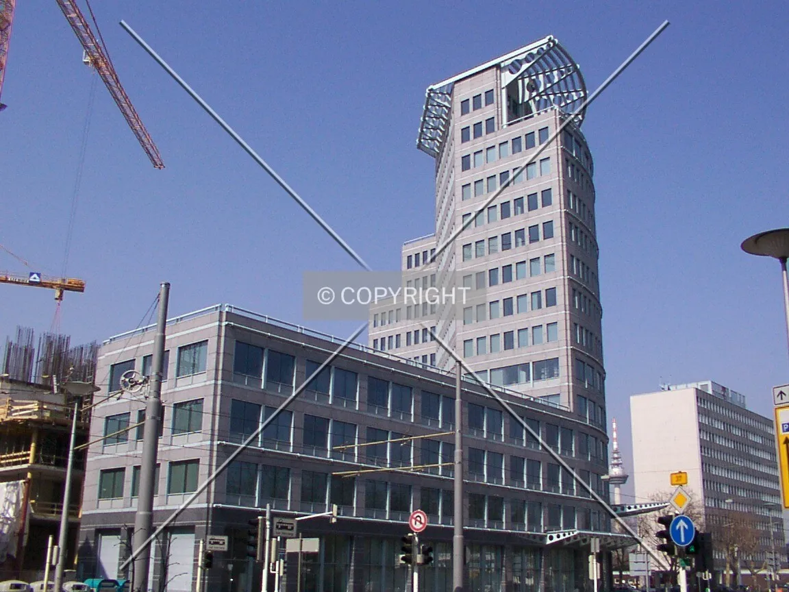 View from the south with the TV Tower in the background