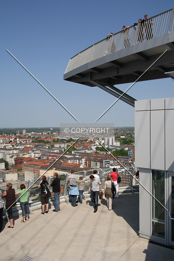 View of the two observation platforms