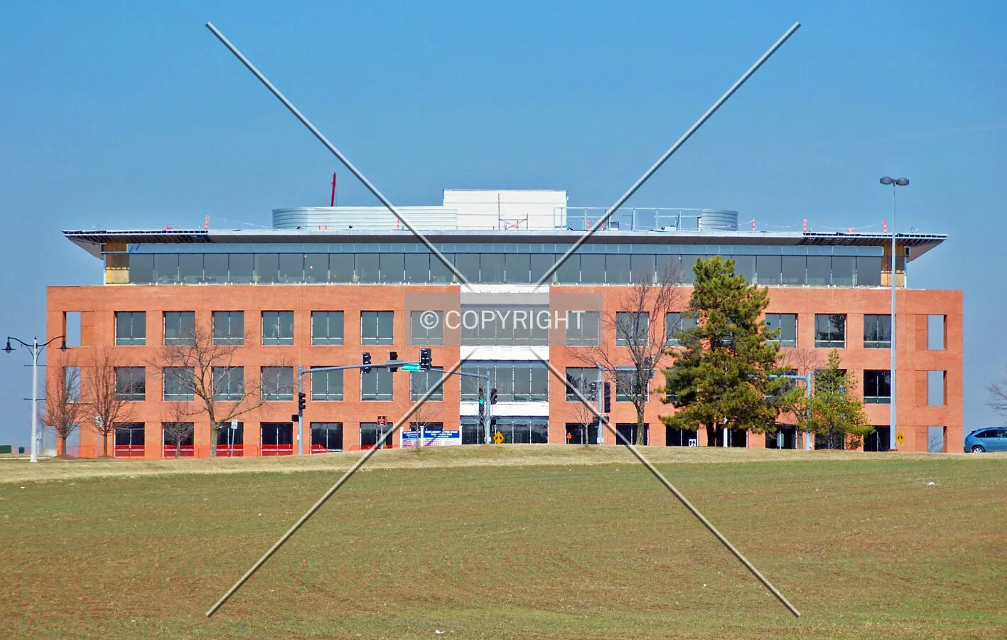 View from the southeast