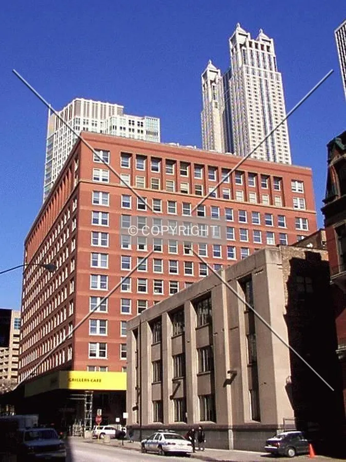 SW corner from Wabash Avenue