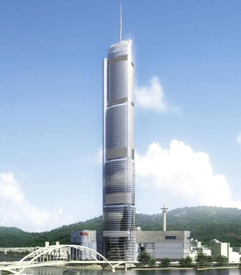 Rendering of the Lotte Tower