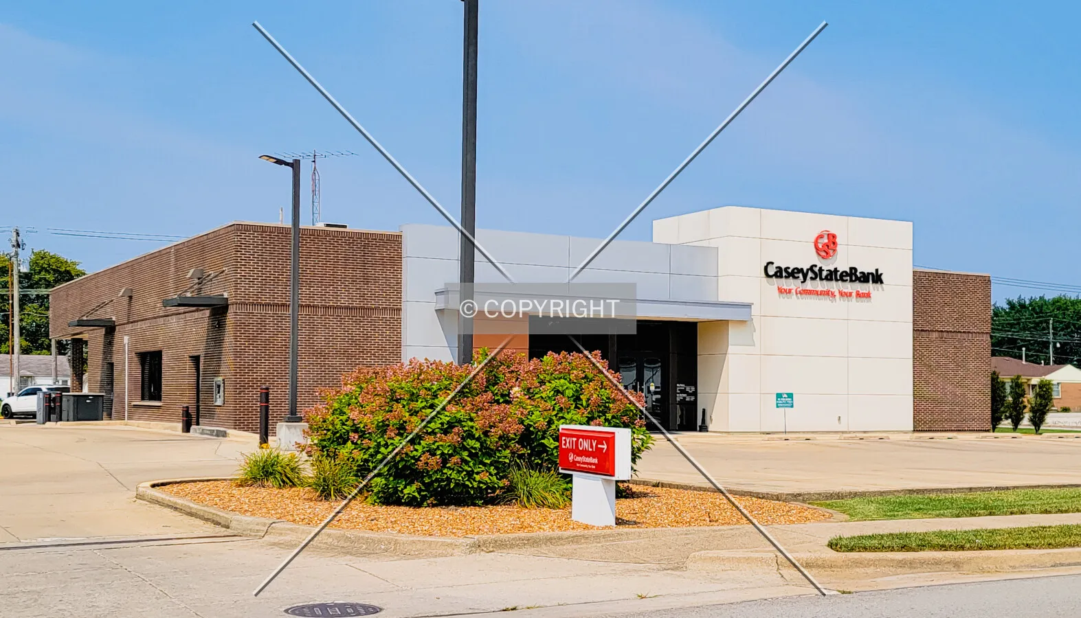 From the southeast; August 7, 2021