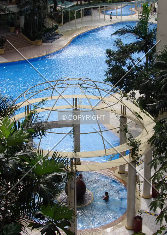 View of pool area
