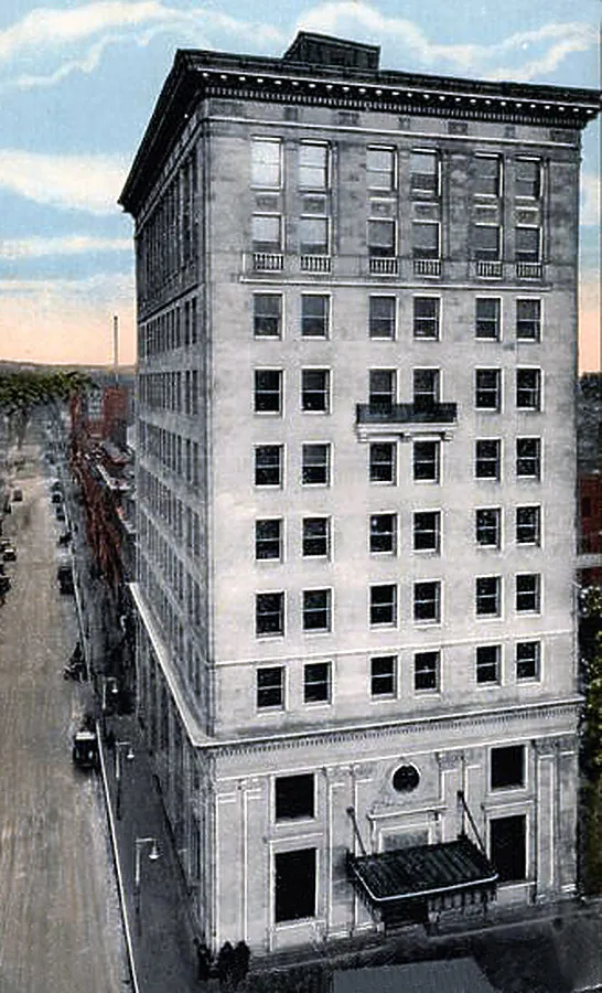 Vintage view from the west