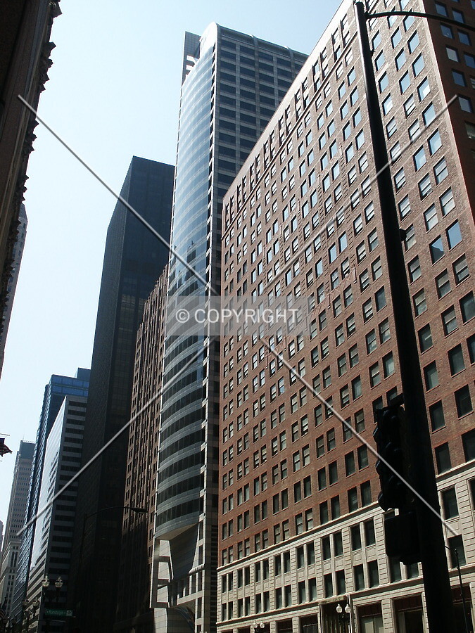 Looking south on LaSalle Street