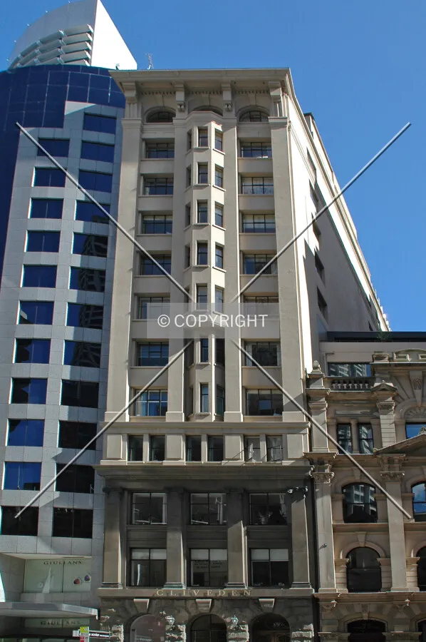 Looking up from George Street