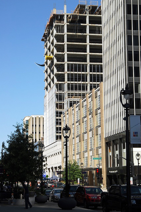 View from the south along Fayetteville Street