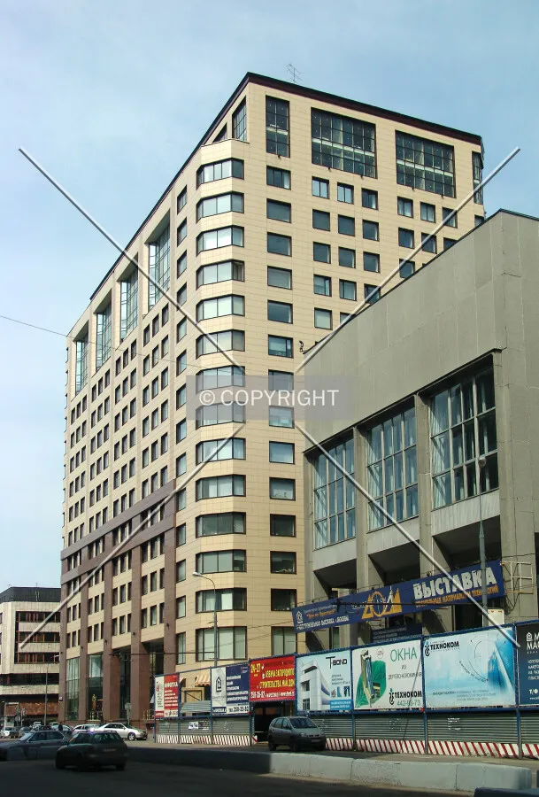 The southern view along 2-nd Brestskaya Street