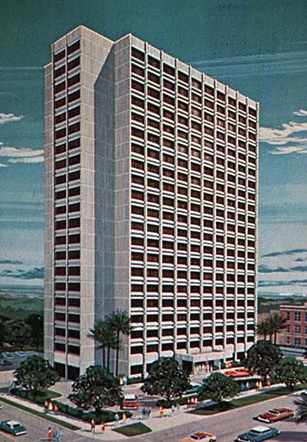 Vintage view from the northwest