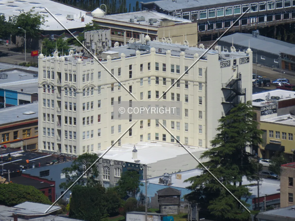 View to the northwest from across the Astoria Column