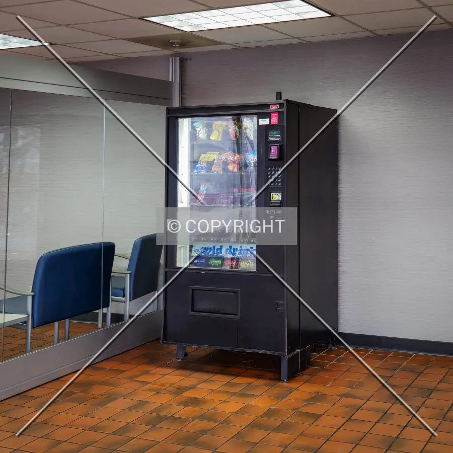 Vending machine in the showroom; January 17, 2025
