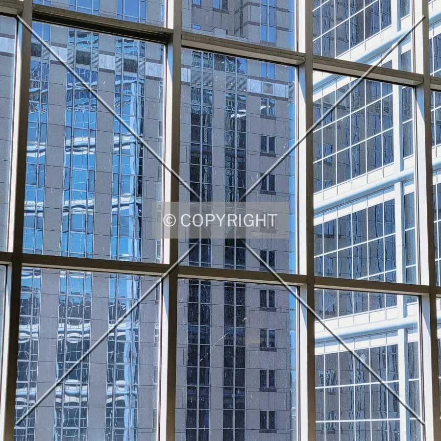 View out of the swimming pool windows; July 4, 2021