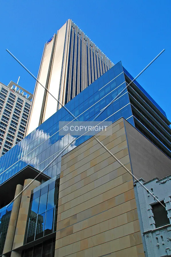View of the podium and tower