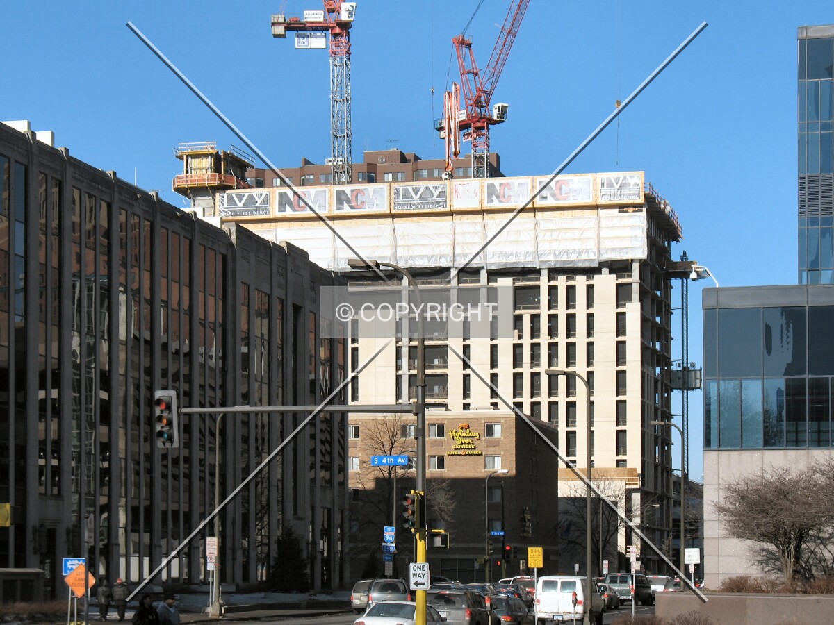 View to the west along 11th Street South