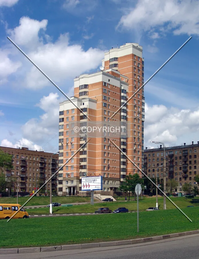 View from across Prospekt Andropova