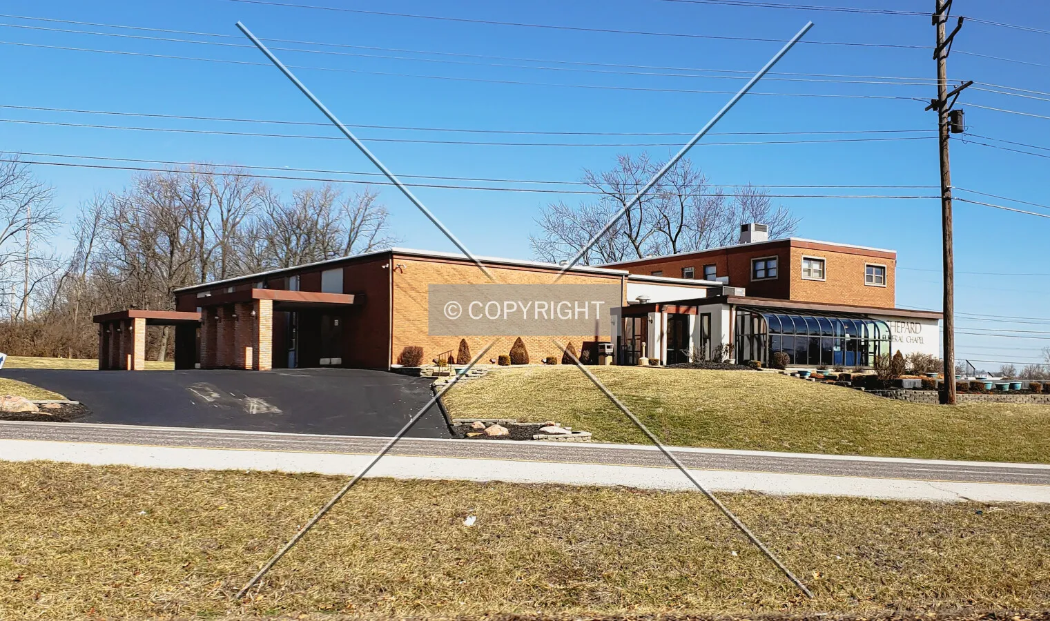 From the southwest; February 25, 2019