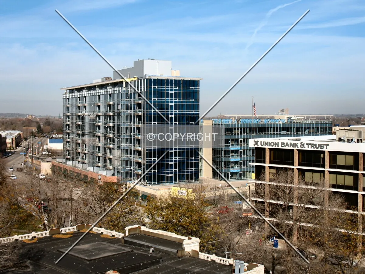 View to the northwest from the St. Anthony Municipal Ramp