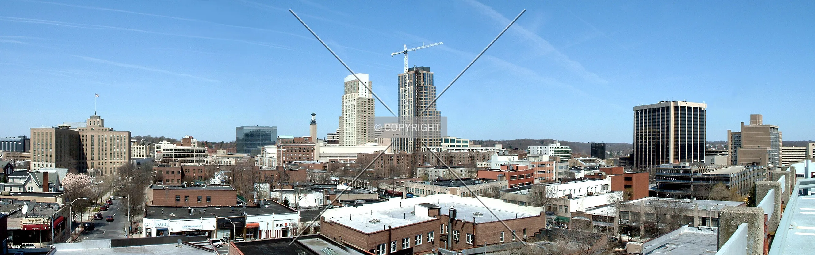 Downtown from the south