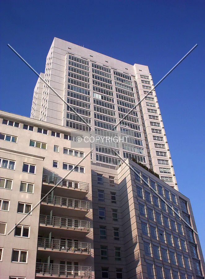 Looking up the east side