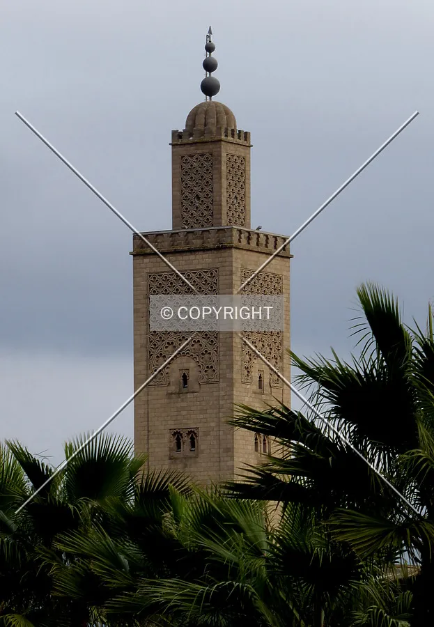 Minaret from the west