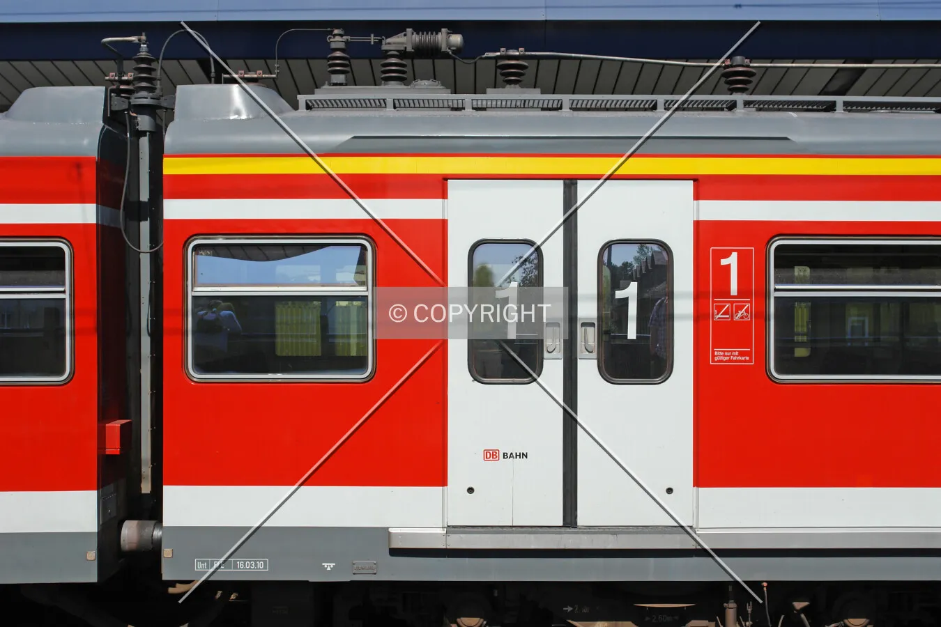 S-Bahn waggon in Offenbach