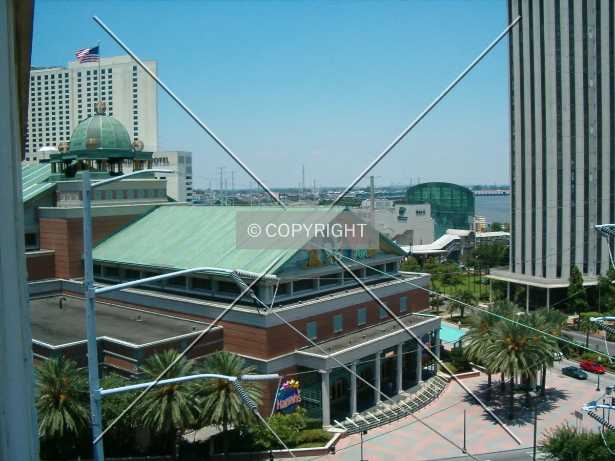 View from Harrah`s Garage looking east