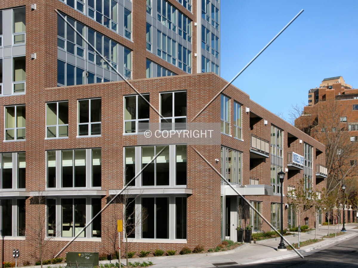 Base of the tower at 3rd Avenue/2nd Street SE