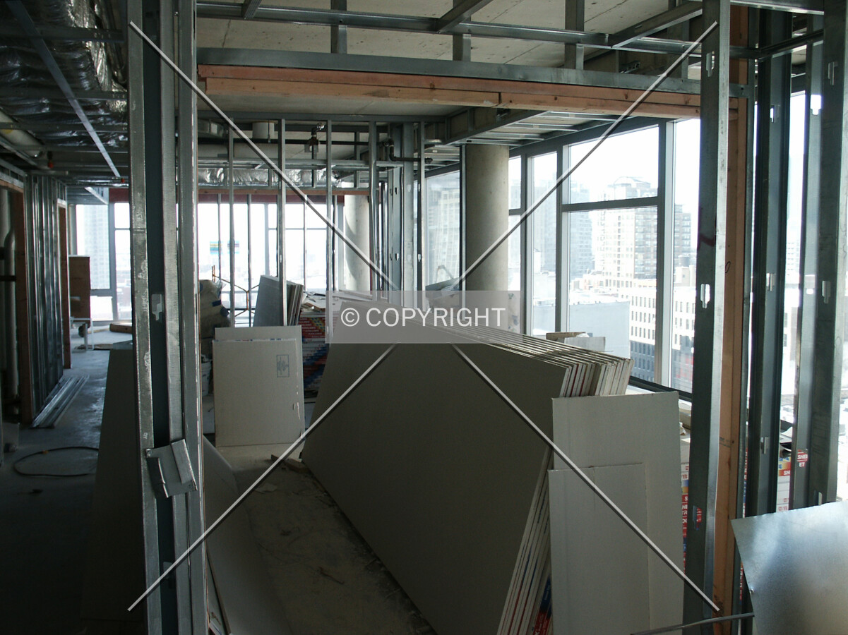 Looking west along the north side of the 15th floor