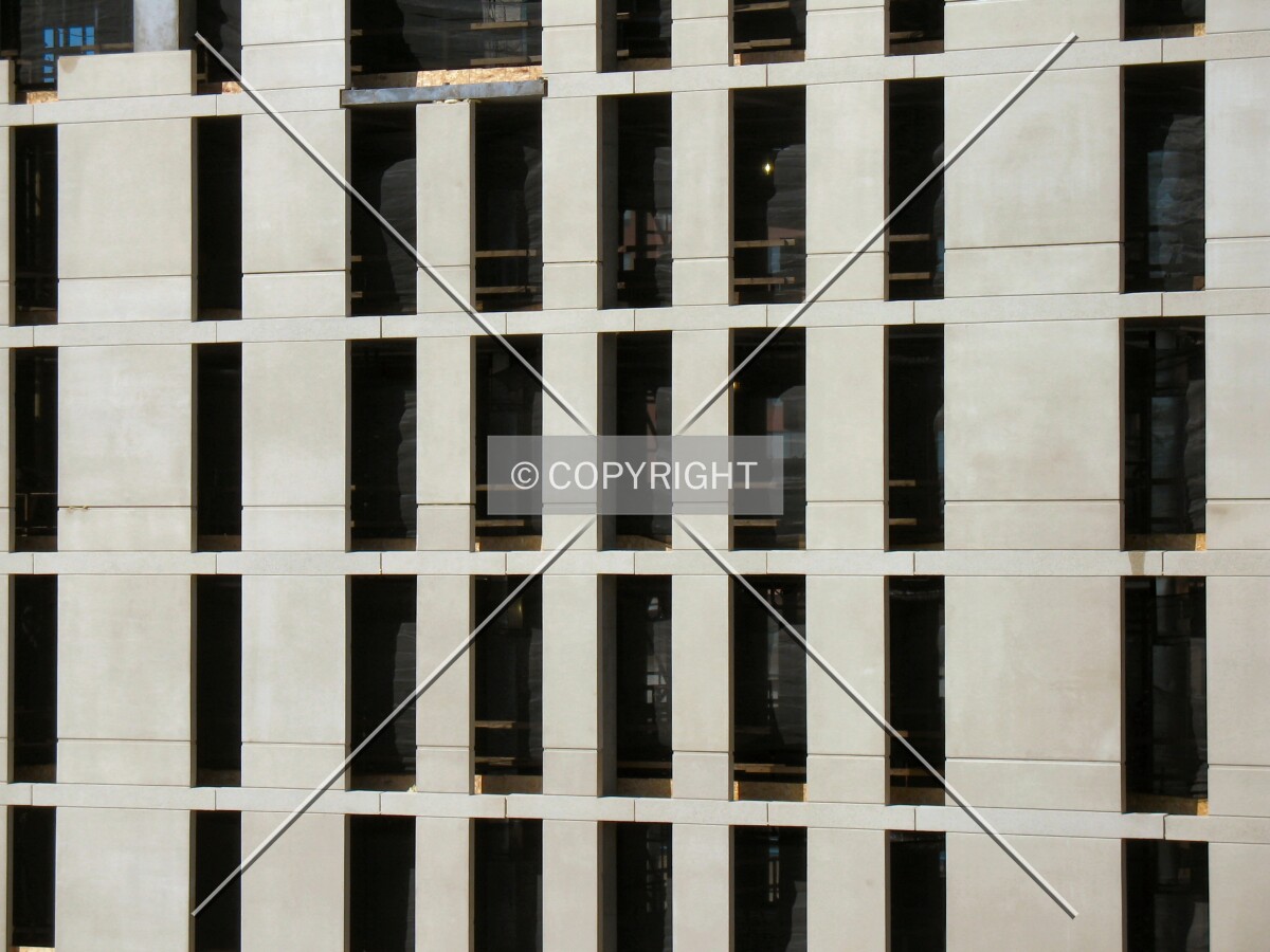 Facade detail on east side