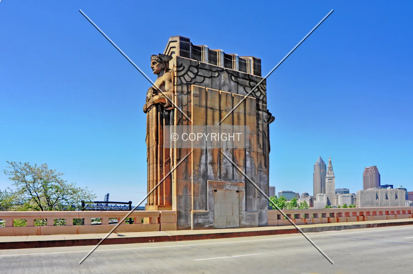 Lorain-Carnegie Bridge, Cleveland, Ohio, U.S.A.