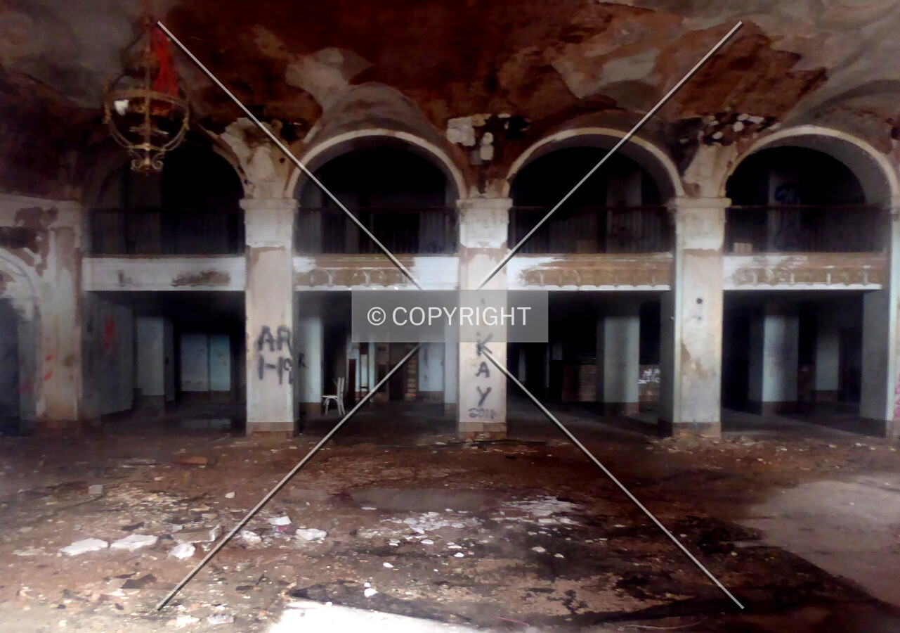 Abandoned lobby area