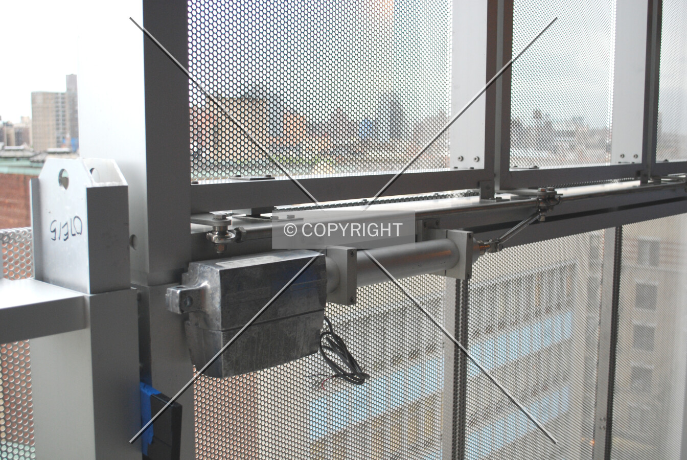 Controls for the exterior facade