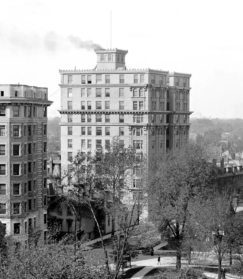 View from the southeast